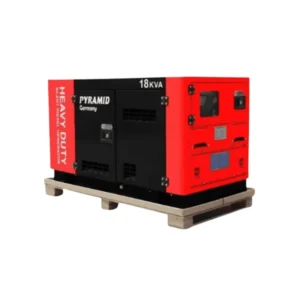 18Kva Pyramid 4 Cylinder Water Cooled Diesel Silent Generator with ATS 3 Phase