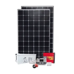 1Kw PWM Solar Kit 1000w - With Original Ritar Batteries + 4 Free Bulbs + Power Extension