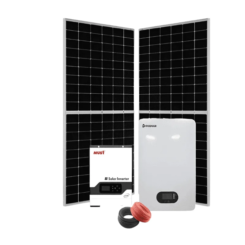 3Kw 24v Lithium Solar Kit - Lithium Battery Must Hybrid Jinko Panels