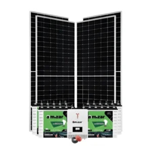 5.5Kw Amizar Solar Kit - Tubular Battery Hybrid Inverter
