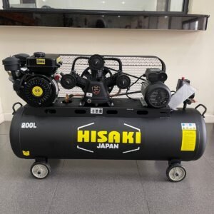 HISAKI JAPAN 2 IN 1 Compressor  200  Litres with Diesel Engine  8.5hp and Motor 3hp