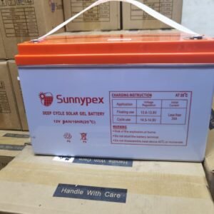 100ah sunnupex solar gel battery 12volts