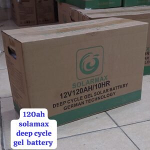 120ah 12v solarmax deep cycle gel battery