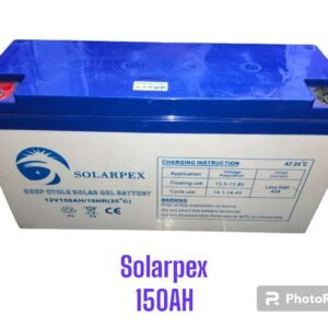 150ah 12v solarpex deep cycle gel battery
