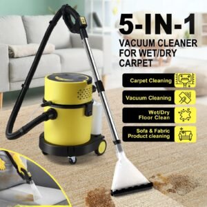 5in1 Spray extractor vacuum wet and dry carpets / seats 20ltrs