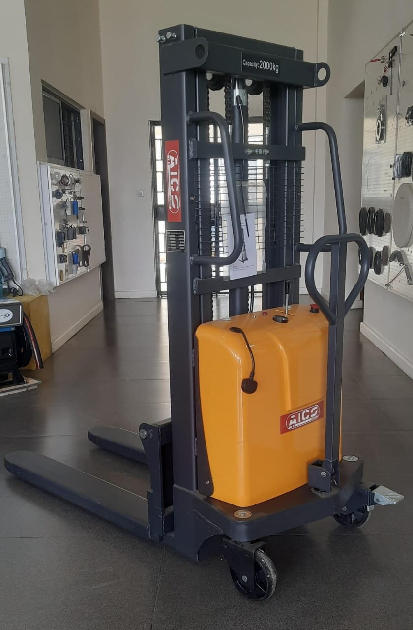 ASES1500-3.5M Aico Japan SEMI ELECTRIC STACKER Capacity 1.5 Tonnes (1500kgs) Lifting height 3.5 metres