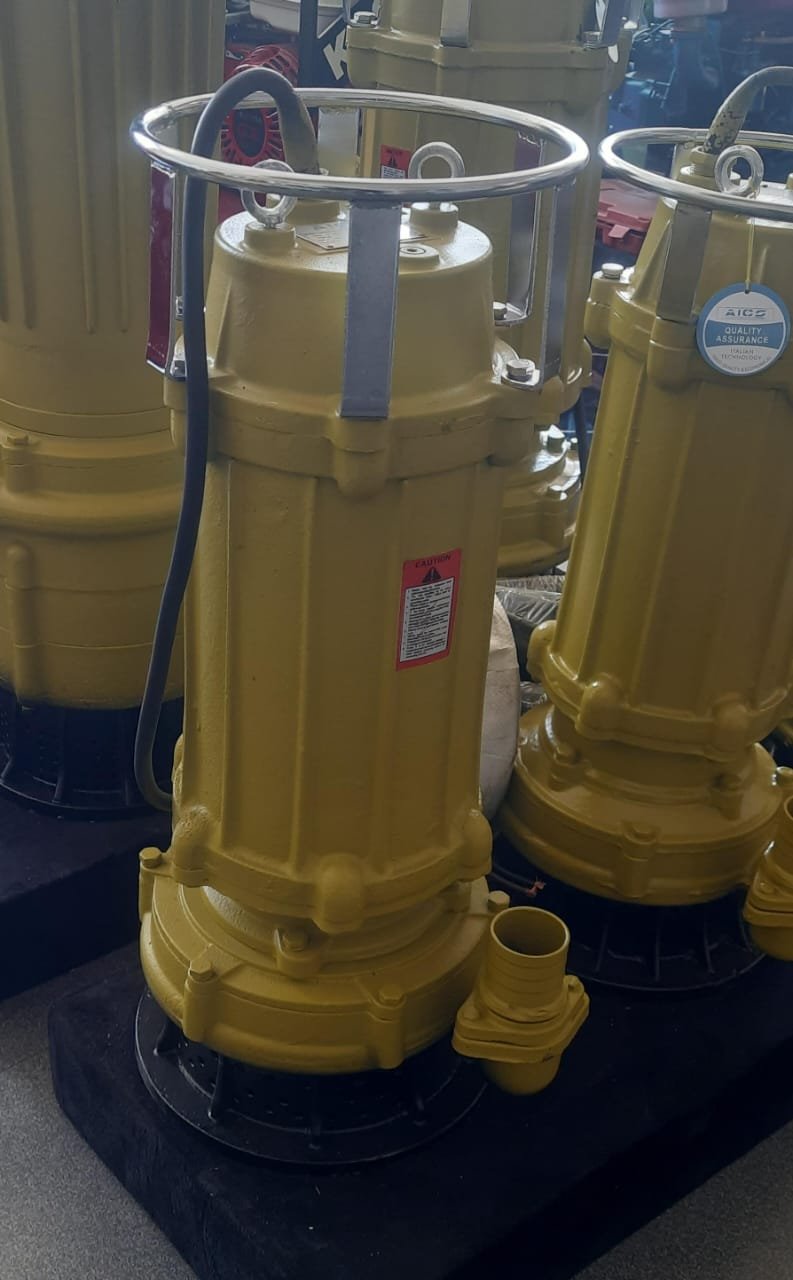 WQD10-80-7.5KW/10HP Aico Japan Sewage submersible pump 10HP 130METRES THREE PHASE 2 INCHES