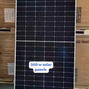 All weather monocrystalline solar panel 560watts