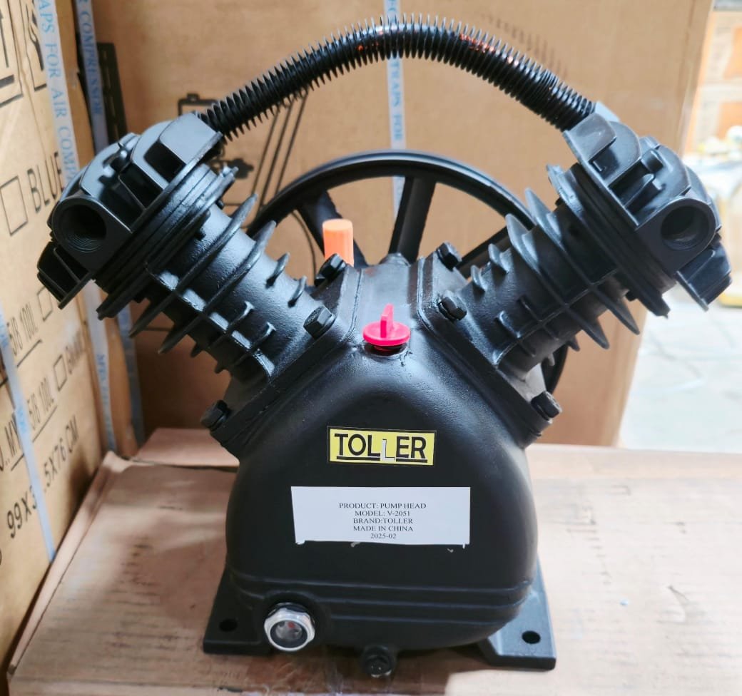 Cast Iron compressor head pump 2piston 65mm