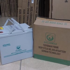 Deep cycle gel solar battery 12v 50ah