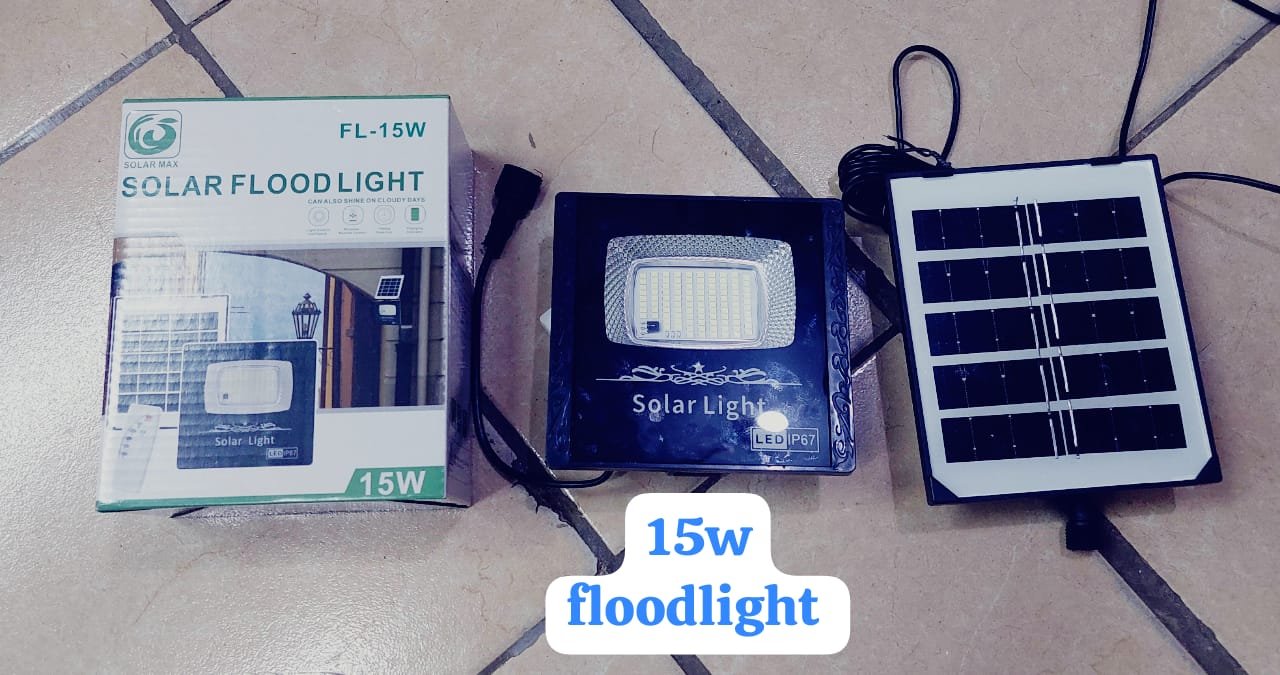 Direct solar flood light 15watts