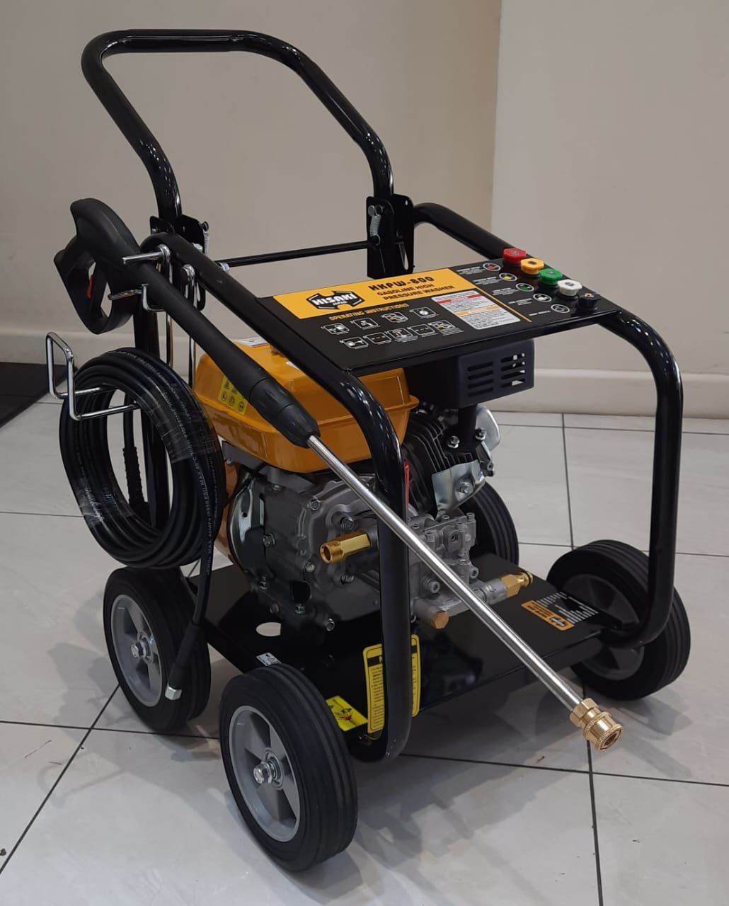 HKPW-800 Hisaki Japan Petrol Pressure Washer 3400PSI 8.0hp Engine