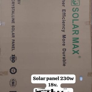 Higher efficiency solarmax solar panel 230watts 18v