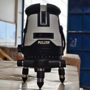 Laser leveler 4LINES PULSAR With 2pcs TYPE C rechargeable batteries and Tripod Stand