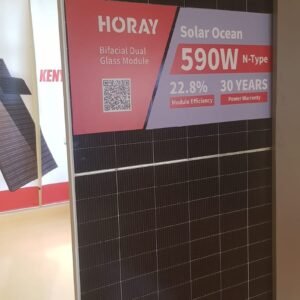 N type monocrystalline panel 590watts 36volts