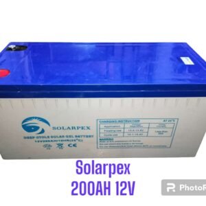 Solarpex 200ah 12v solar deep cycle gel battery