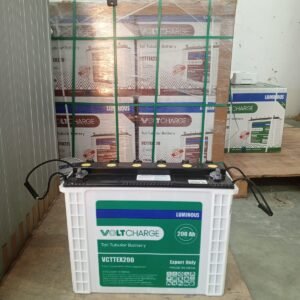 Luminous Voltcharge Tall Tubular Battery 200ah vcttex200