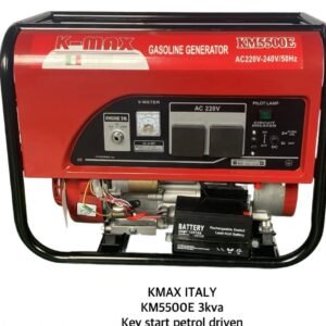 Kmax Italy km5500e 3kva petrol keystart generator