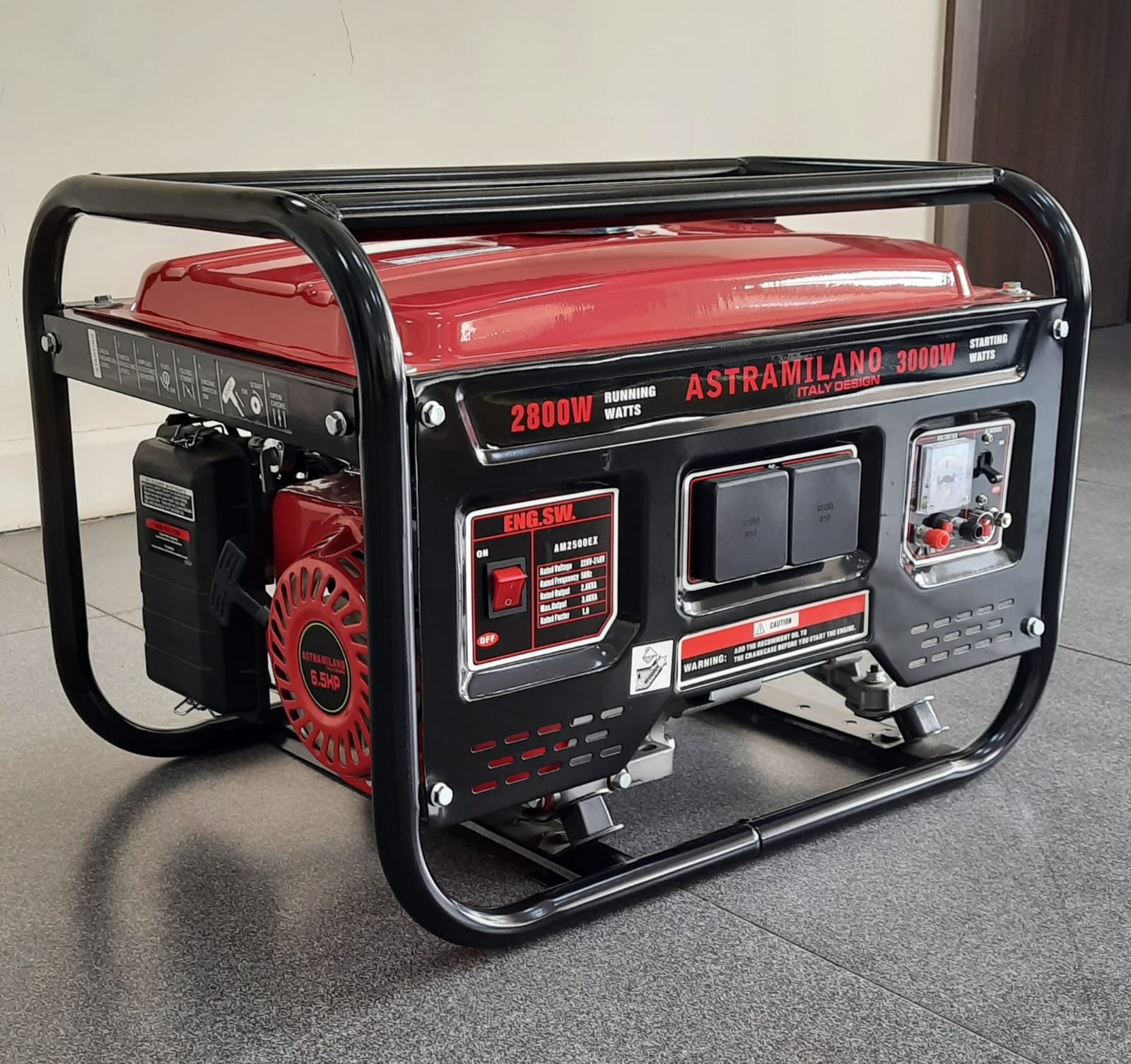 ASTRAMILANO petrol generator 3.8kva key start