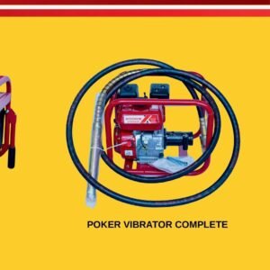 Petrol poker vibrator machine with shaft