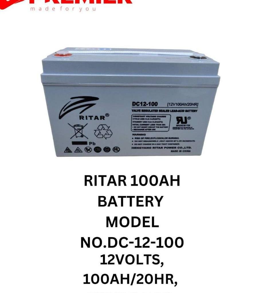 Ritar backup battery 100ah