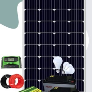 200watts complete solar kit system 100ah