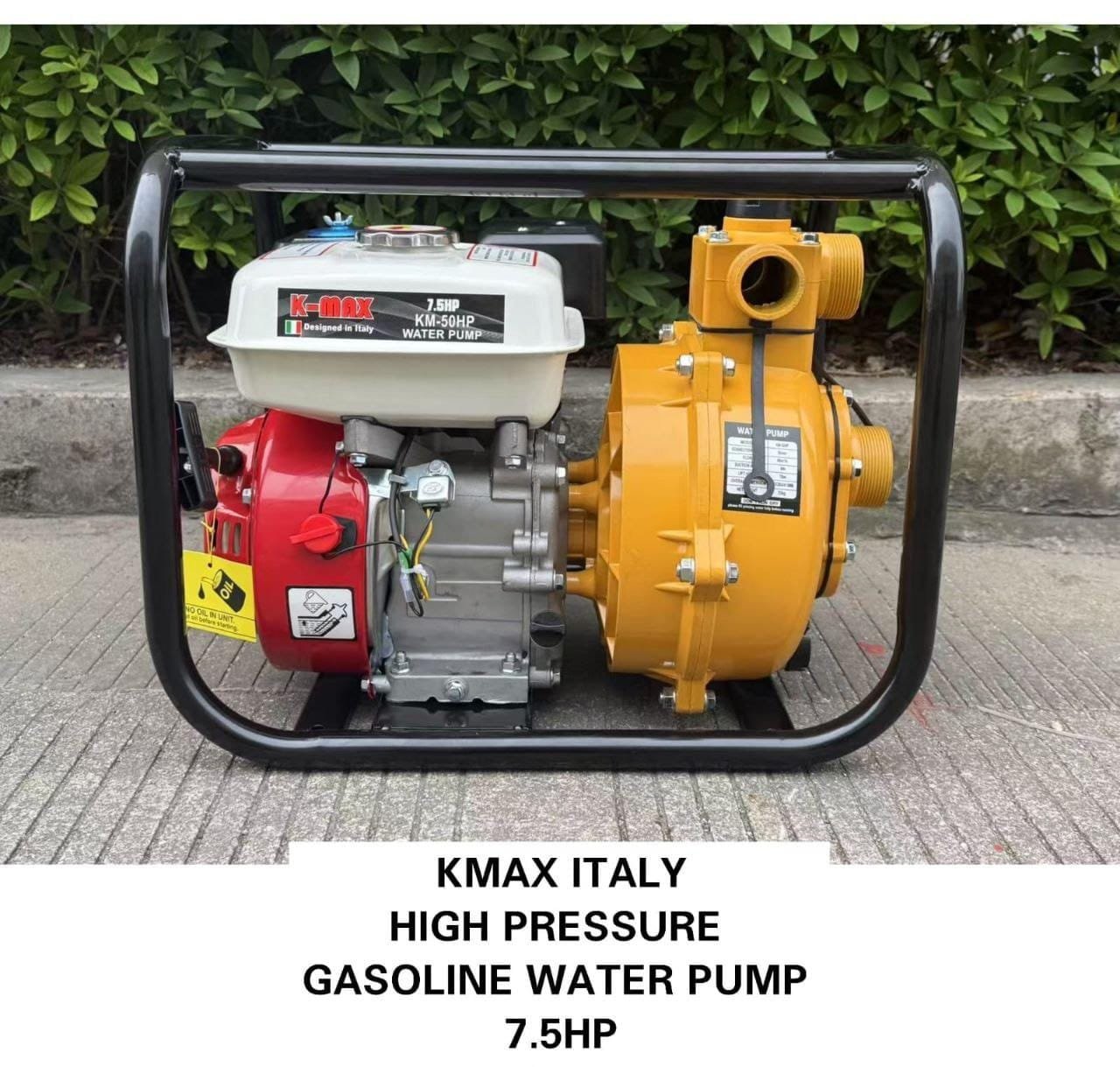 High pressure petrol Waterpump 7.5hp 1.2inch