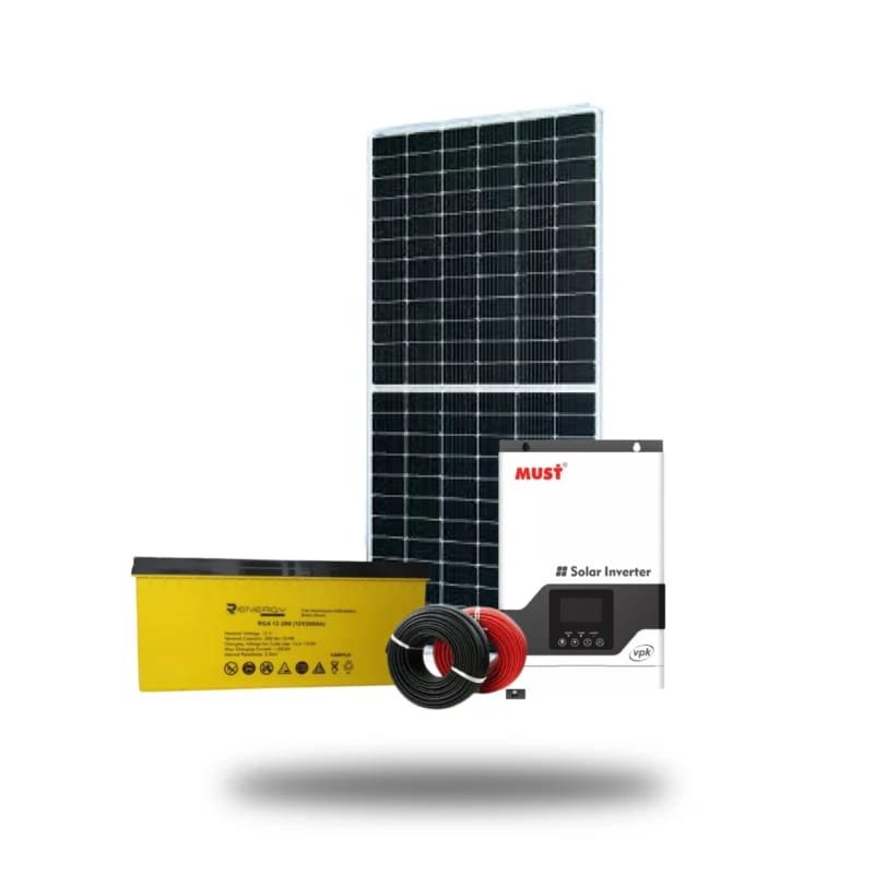 1kW-1kVA 1000 Watts Must Renergy battery Kit plus free installation