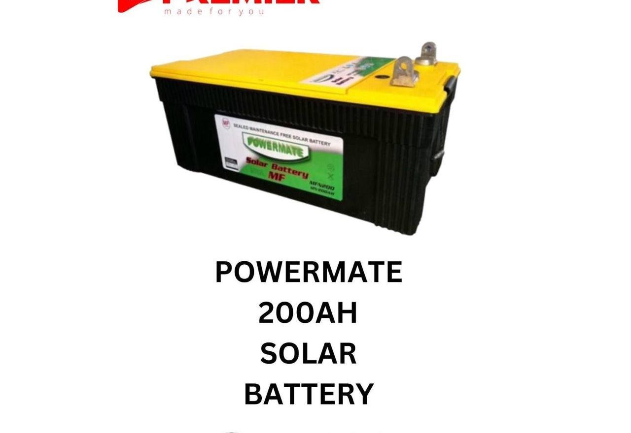 200ah solar battery powermate
