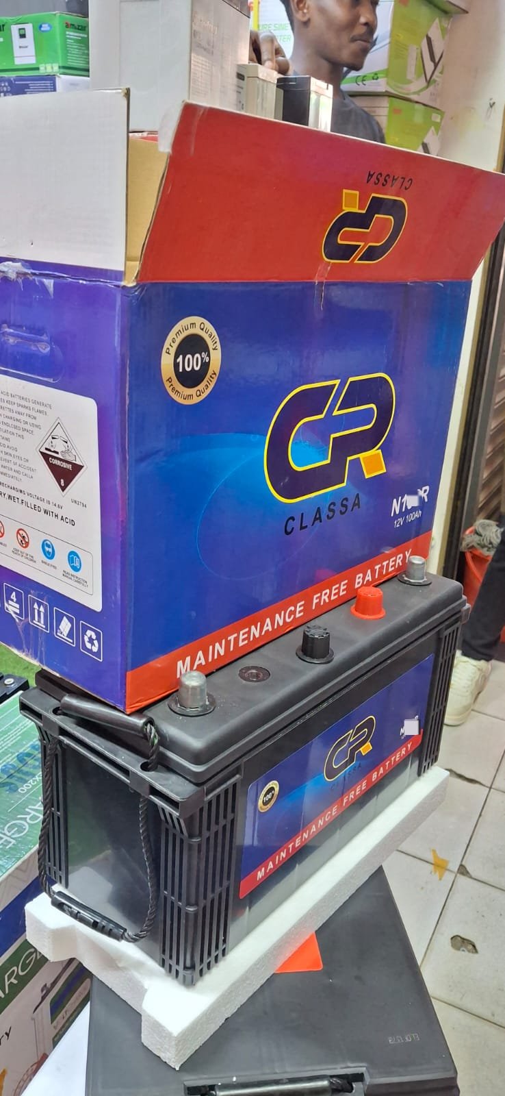 GR Car Battery 120ah maintenance free N120