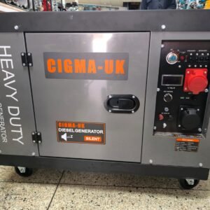 Diesel silent generator CIGMA-UK 6GF-SKM1 9KVA (DUAL PHASE) WITH ATS