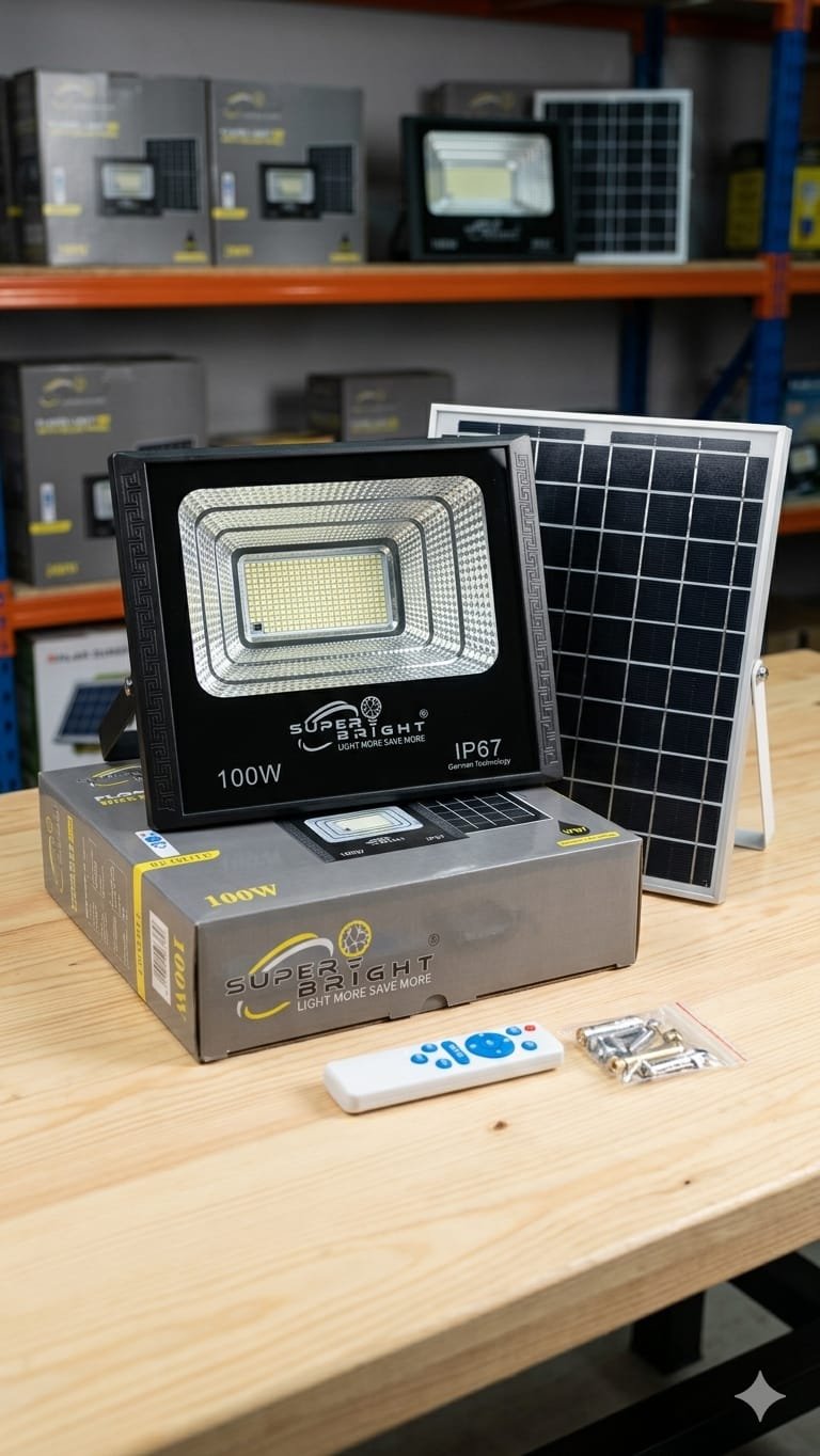 Super Bright solar Floodlight 100watts