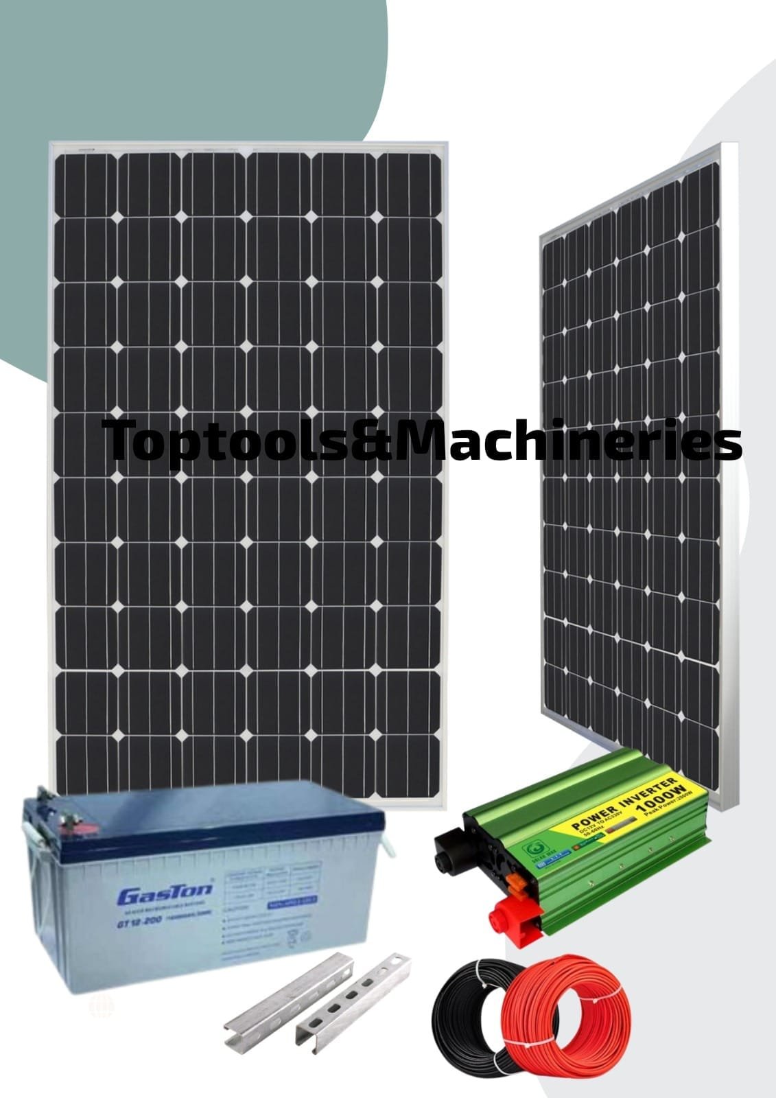 Gaston Complete home solar system 200ah 1kva