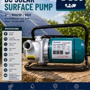 Dc solar surface waterpump 2inch 900watts 96volts