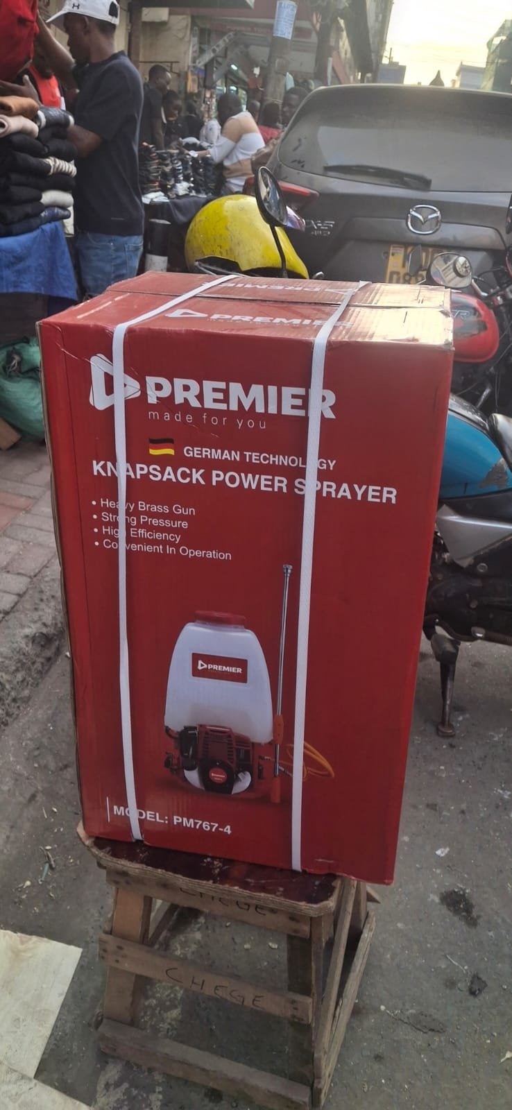 Premier Germany petrol knapsack power sprayer 4stroke