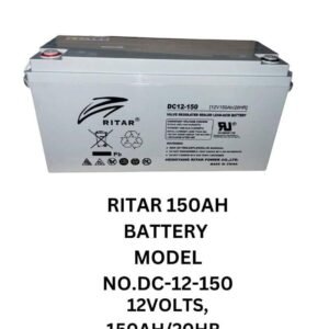 Ritar 150ah solar battery 20hr