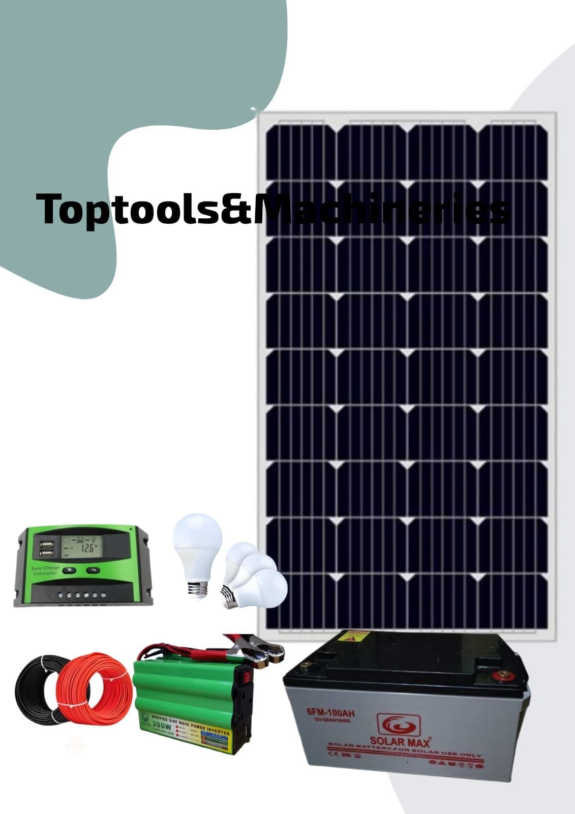 150watts complete solar kit