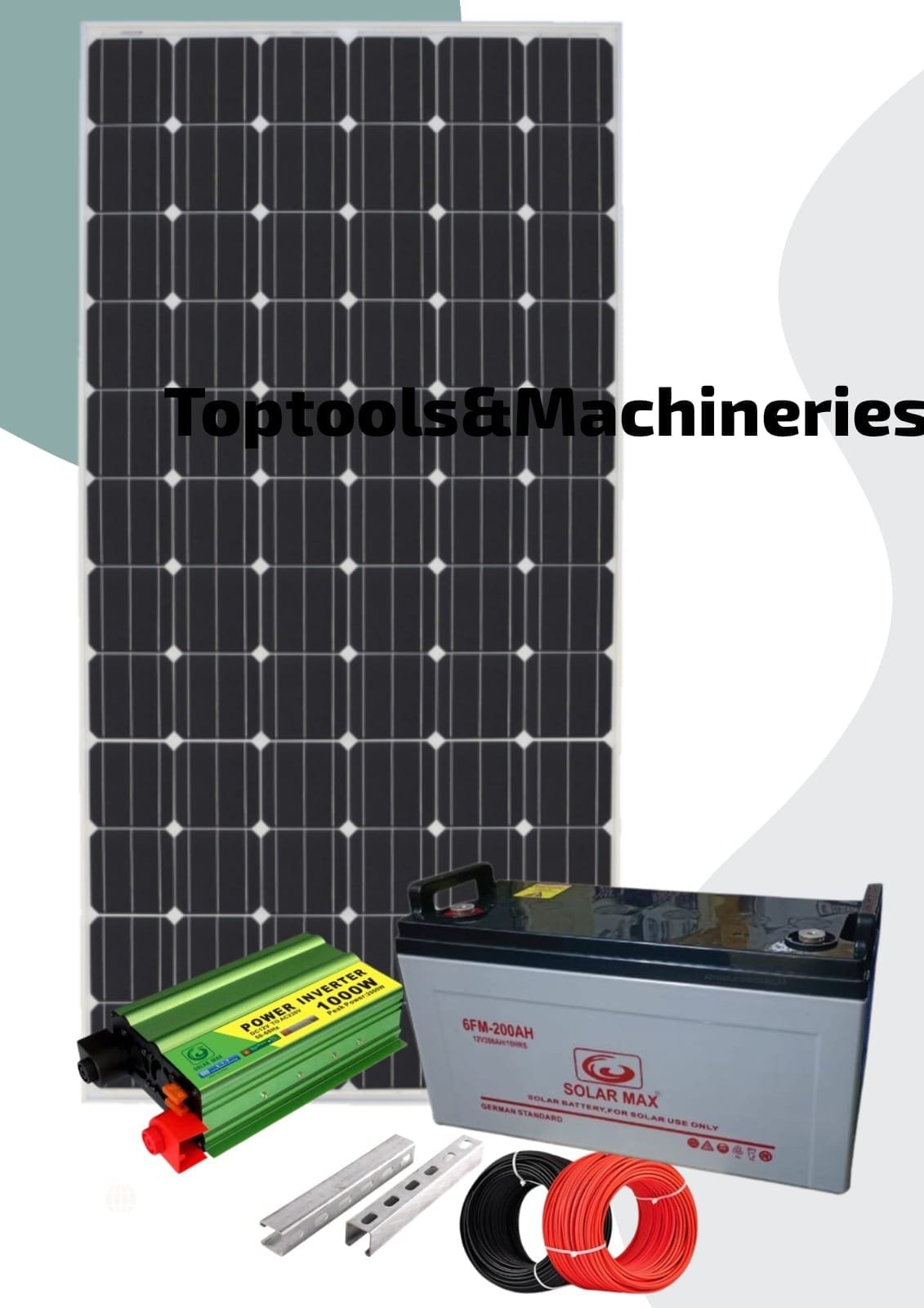 200ah solar backup system kit