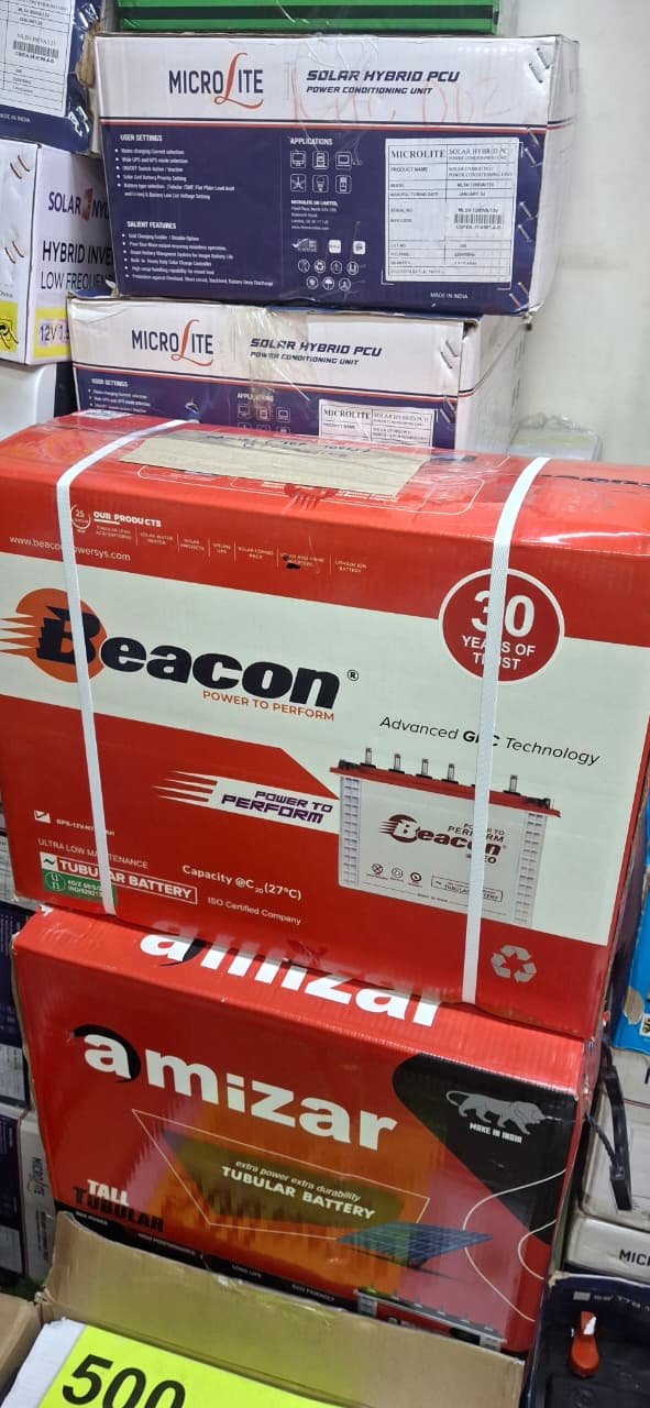 Beacon tubular battery 100ah 12v