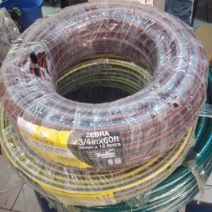 ¾inch zebra hose pipe