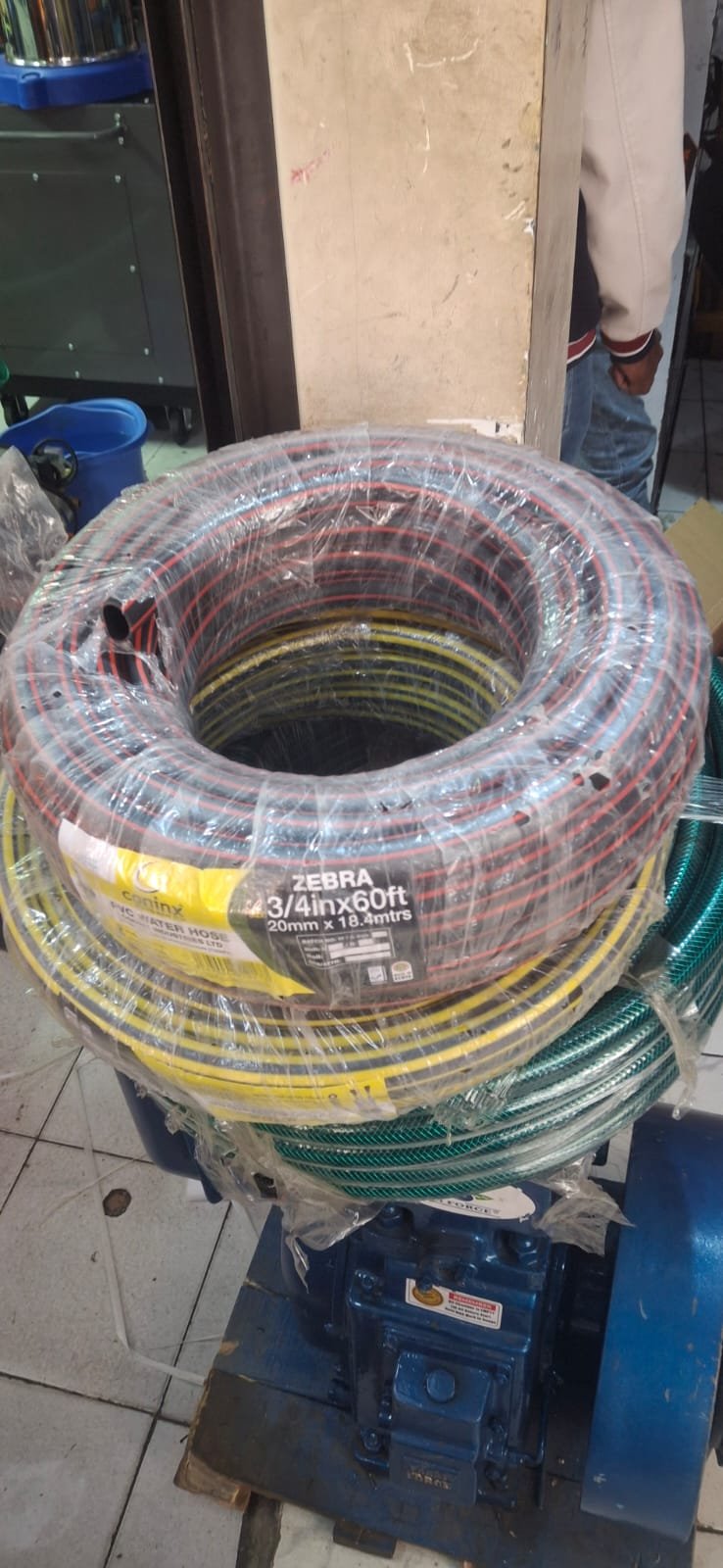 ¾inch zebra hose pipe