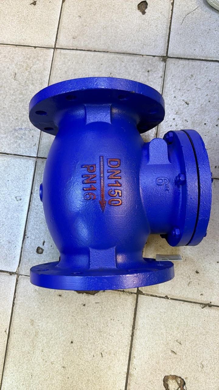 Water,sewage, air non return valve Dn150 6inch