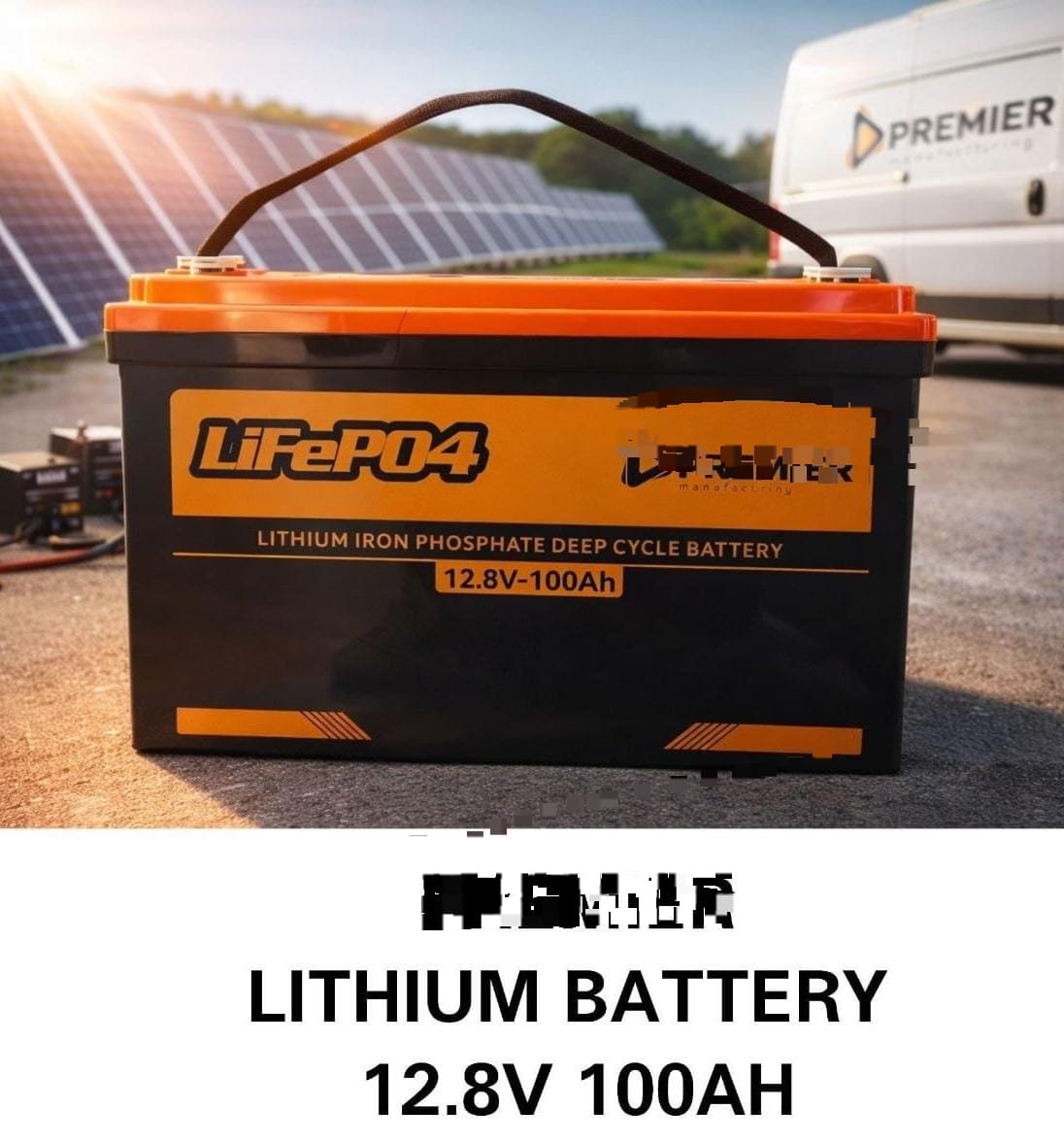 LiFePo4 lithium battery 100ah 12.8v