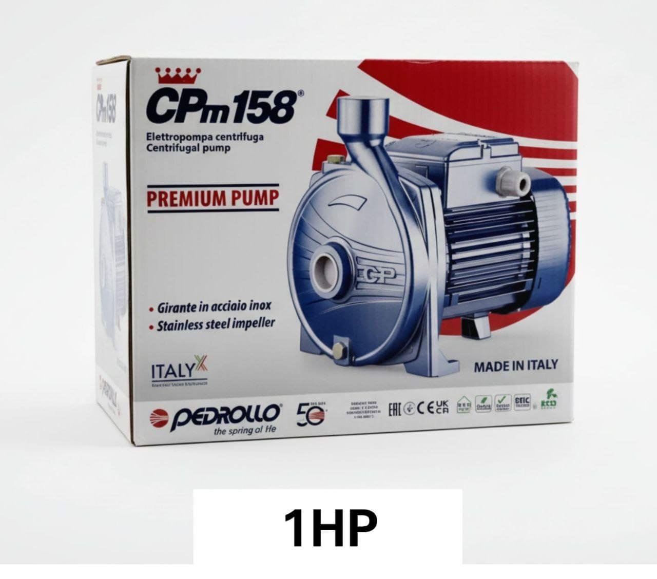 Original Cpm158 Italy Pedrollo booster pump 1hp