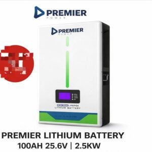 Premier lithium battery 2.5kw 25.6v