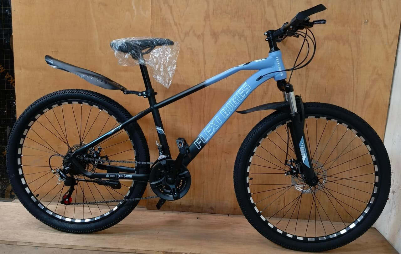 Size 26 flexi adult bike black blue