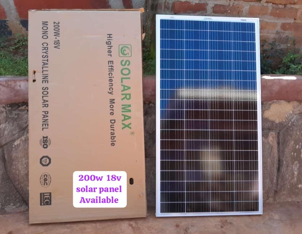 Solarmax mono crystalline solar panel 200watts 18v