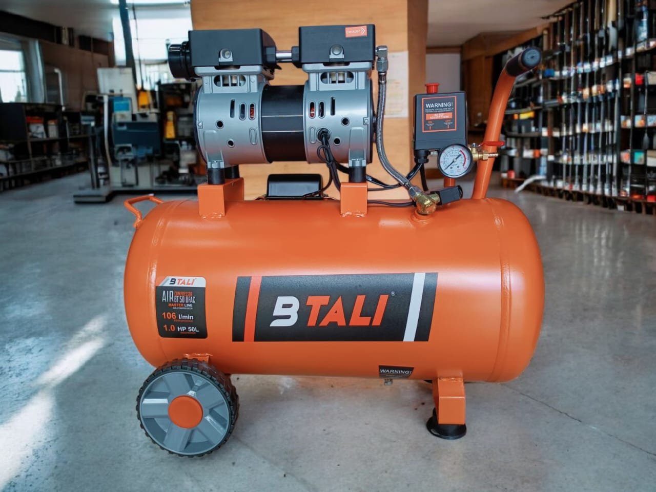 BT50 OFAC OIL FREE COMPRESSOR SILENT 50ltrs 2hp