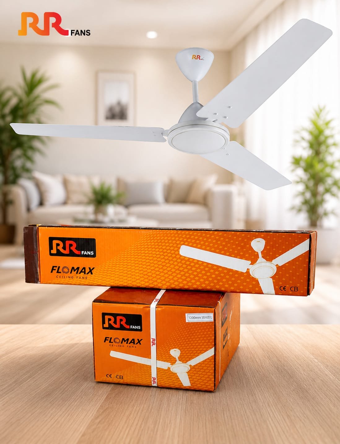 Rr ceiling fan 56inch 1200w