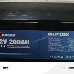 Beacon rechargeable lithium iron phosphate battery 200ah 12.8v LiFEPO4